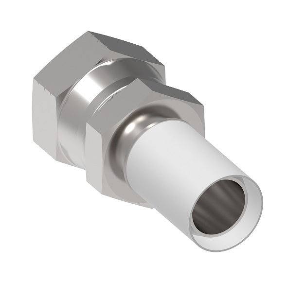 820008-8-CZ by Danfoss | Conv-O-Crimp | JIC 37° Swivel Inserts with PTFE Sleeves Installed (Insert Only) | -08 Male Pipe x -08 Hose Barb | Carbon Steel