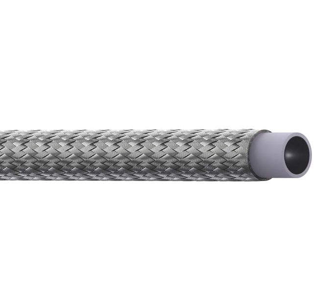 EC-12TW Everflex Winner by Danfoss | EC-TW-Series | Smooth Bore Conductive Static-Dissipating Teflon™ Hose | SAE 100R14 | 0.63" Hose ID | 0.78" Hose OD | Stainless Steel Braid