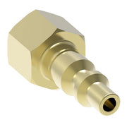 11B Hansen® by Danfoss | Pneumatic Quick Disconnect Coupling | 1000 Series / 3000 Series | 1/4" Female NPTF x 1/4" Body Size | Plug | Brass