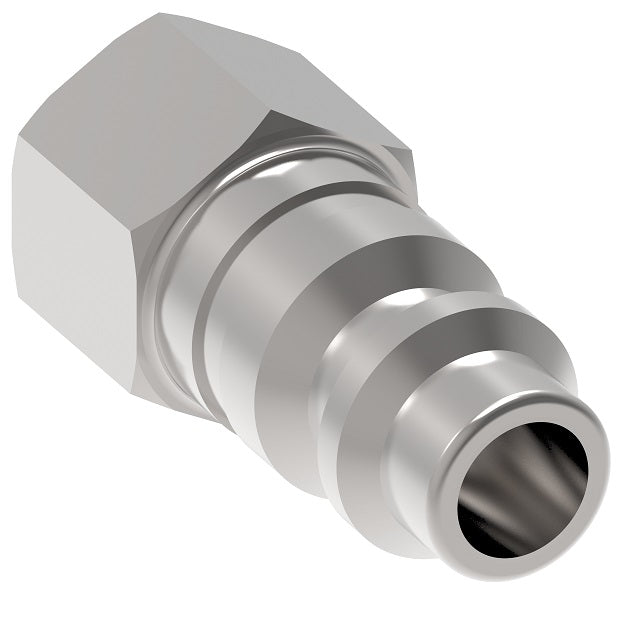 13 Hansen® by Danfoss | Pneumatic Quick Disconnect Coupling | 1000 Series / 3000 Series | 1/8" Female NPTF x 1/4" Body Size | Plug | Steel