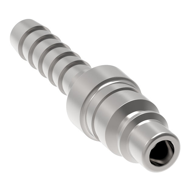 18E Hansen® by Danfoss | Pneumatic Quick Disconnect Coupling | 1000 Series / 3000 Series | Hose Barb End | 5/16" Hose ID x 1/4" Body Size | Plug | Steel