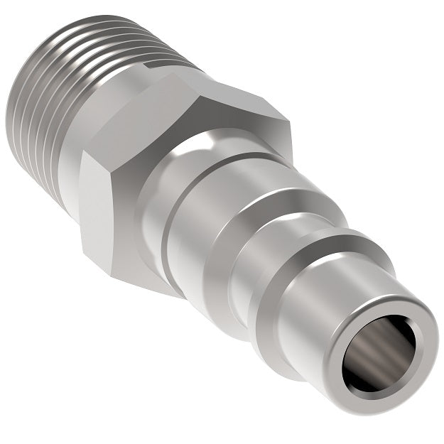 12E Hansen® by Danfoss | Pneumatic Quick Disconnect Coupling | 1000 Series / 3000 Series | 1/8" Male NPTF x 1/4" Body Size | Plug | Steel