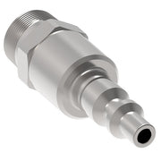 14G Hansen® by Danfoss | Pneumatic Quick Disconnect Coupling | 1000 Series / 3000 Series | 3/8" Male NPTF x 1/4" Body Size | Plug | With Bleeder Ball Check | Steel