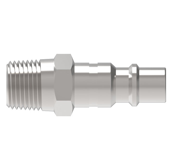 12E Hansen® by Danfoss | Pneumatic Quick Disconnect Coupling | 1000 Series / 3000 Series | 1/8" Male NPTF x 1/4" Body Size | Plug | Steel