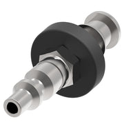 16P Hansen® by Danfoss | Pneumatic Quick Disconnect Coupling | 1000 Series / 3000 Series | Push-On Hose Barb End | 1/4" Hose ID x 1/4" Body Size | Plug | Steel
