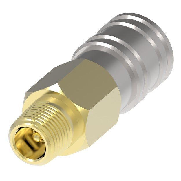 28S25M Hansen® by Danfoss | Pneumatic Quick Disconnect Coupling | 180/280 Series | 1/4" Male NPTF x 1/8" Body Size | Socket | Buna-N Seal | Brass