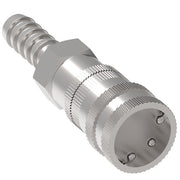 2HGBNB Hansen® by Danfoss | Food & Beverage Quick Disconnect Coupling | 2HKGL Series | Hose Barb | 1/4" Hose ID x 1/4" Body Size | Socket for Gas | NBR Seal | Stainless Steel