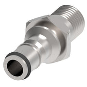 2KGF15 Hansen® by Danfoss | Food & Beverage Quick Disconnect Coupling | 2HKGL Series | 1/4" Male NPT x 1/4" Body Size | Plug for Gas | NBR Seal | Stainless Steel