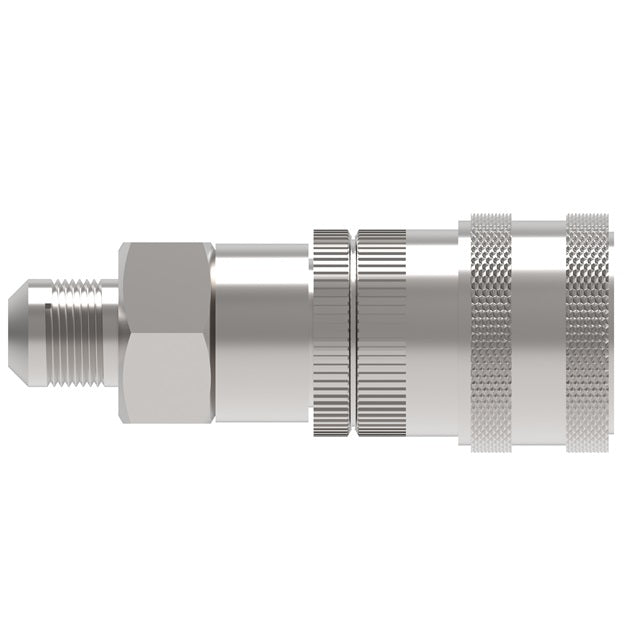2HL720 Hansen® by Danfoss | Food & Beverage Quick Disconnect Coupling | 2HKGL Series | 7/16-20 Male UNF x 1/4" Body Size | Socket for Liquid | NBR Seal | Stainless Steel