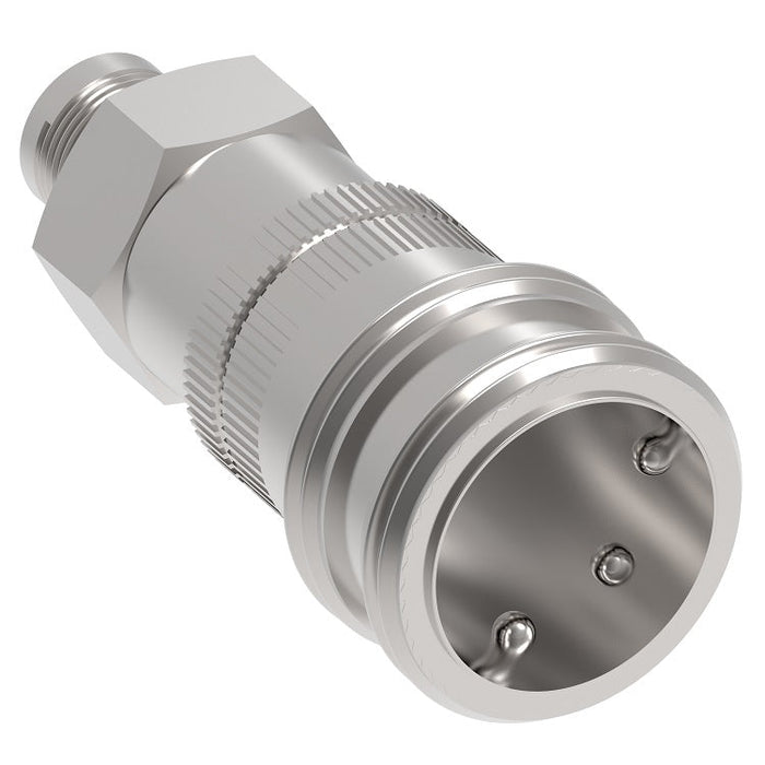 2HIG720 Hansen® by Danfoss | Quick Disconnect Coupling | 2HKIG Series | 7/16" Male NPTF x 1/4" Body Size | Socket | NBR Seal | Stainless Steel