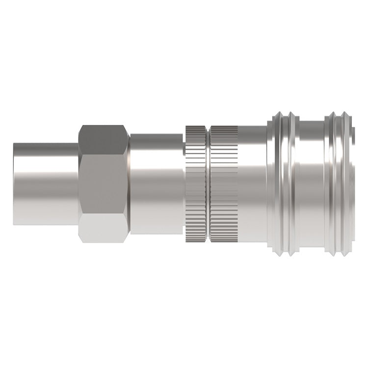 2HIL16 Hansen® by Danfoss | Quick Disconnect Coupling | 2HKIL Series | 1/4" Female NPTF x 1/4" Body Size | Socket | NBR Seal | Stainless Steel