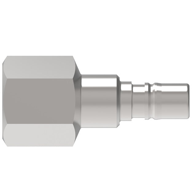 3L16 Hansen® by Danfoss | Pneumatic Quick Disconnect Coupling | 3RL Series | 1/4" Female NPTF x 3/8" Body Size | Plug | Steel