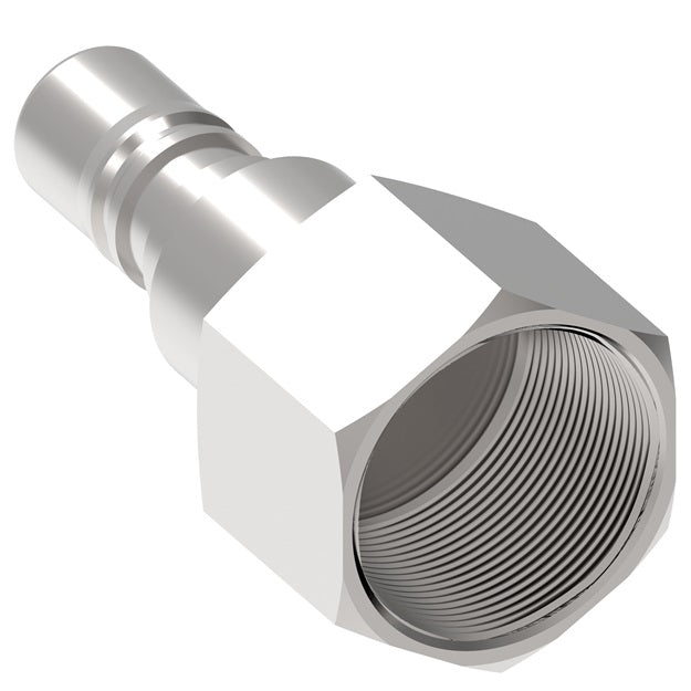 2L11 Hansen® by Danfoss | Pneumatic Quick Disconnect Coupling | 2RL Series | 1/8" Female NPTF x 1/4" Body Size | Plug | Steel