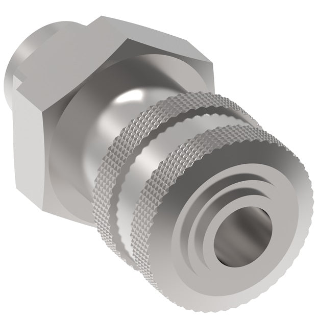 2R21 Hansen® by Danfoss | Pneumatic Quick Disconnect Coupling | 2RL Series | 3/8" Female NPTF x 1/4" Body Size | Socket | Buna-N Seal | Steel
