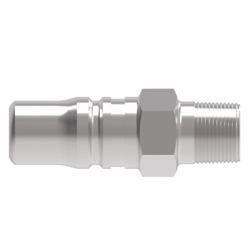 2L20 Hansen® by Danfoss | Pneumatic Quick Disconnect Coupling | 2RL Series | 3/8" Male NPTF x 1/4" Body Size | Plug | Steel
