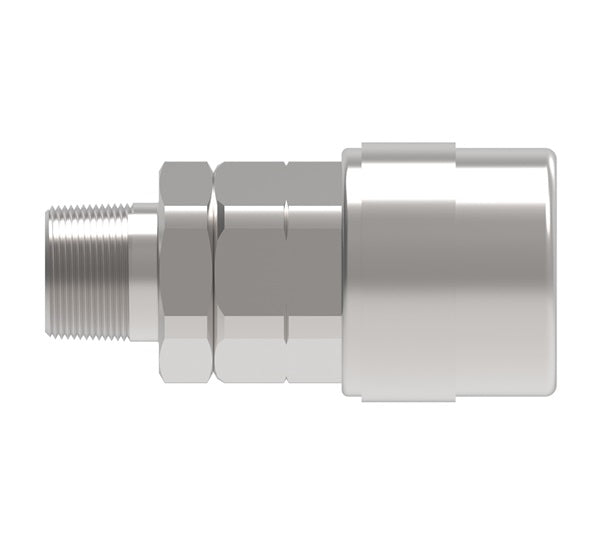 310313 Hansen® by Danfoss | Pneumatic Quick Disconnect Coupling | 310 Series | 3/8" Male NPTF x 3/8" Body Size | Socket | Buna-N Seal | Steel