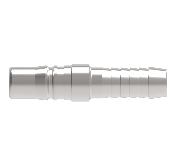 3L22 Hansen® by Danfoss | Pneumatic Quick Disconnect Coupling | 3RL Series | Hose Barb End | 3/8" Hose ID x 3/8" Body Size | Plug | Steel