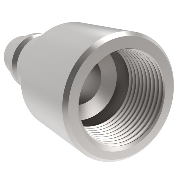 41G Hansen® by Danfoss | Pneumatic Quick Disconnect Coupling | 400 Series / 4000 Series | 1/4" Female NPTF x 3/8" Body Size | Plug | With Bleeder Ball Check | Steel