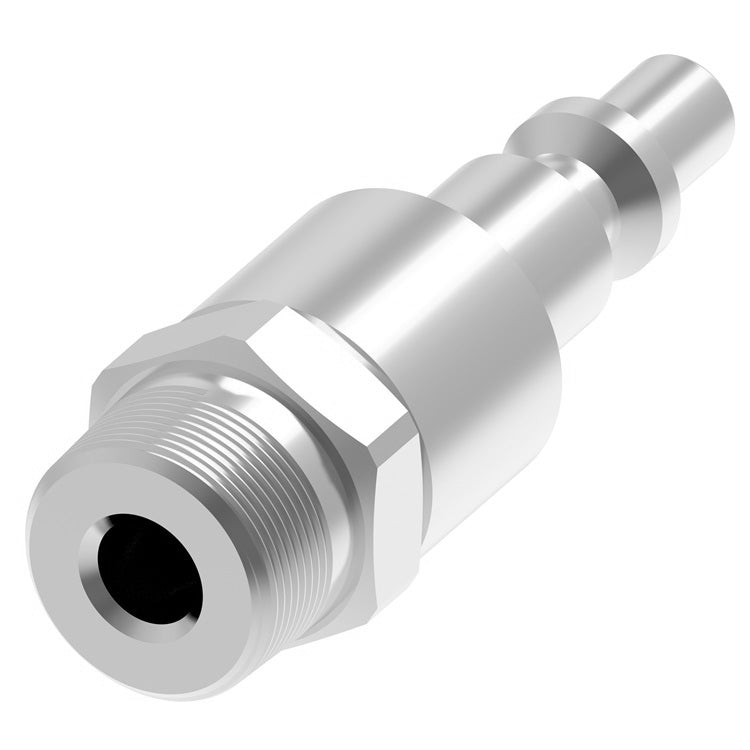 40 Hansen® by Danfoss | Pneumatic Quick Disconnect Coupling | 400 Series / 4000 Series | 1/4" Male NPTF x 3/8" Body Size | Plug | Steel