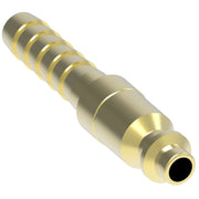 59G Hansen® by Danfoss | Pneumatic Quick Disconnect Coupling | 500 Series / 5000 Series | Hose Barb End | 3/8" Hose ID x 1/2" Body Size | Plug | With Bleeder Ball Check | Brass