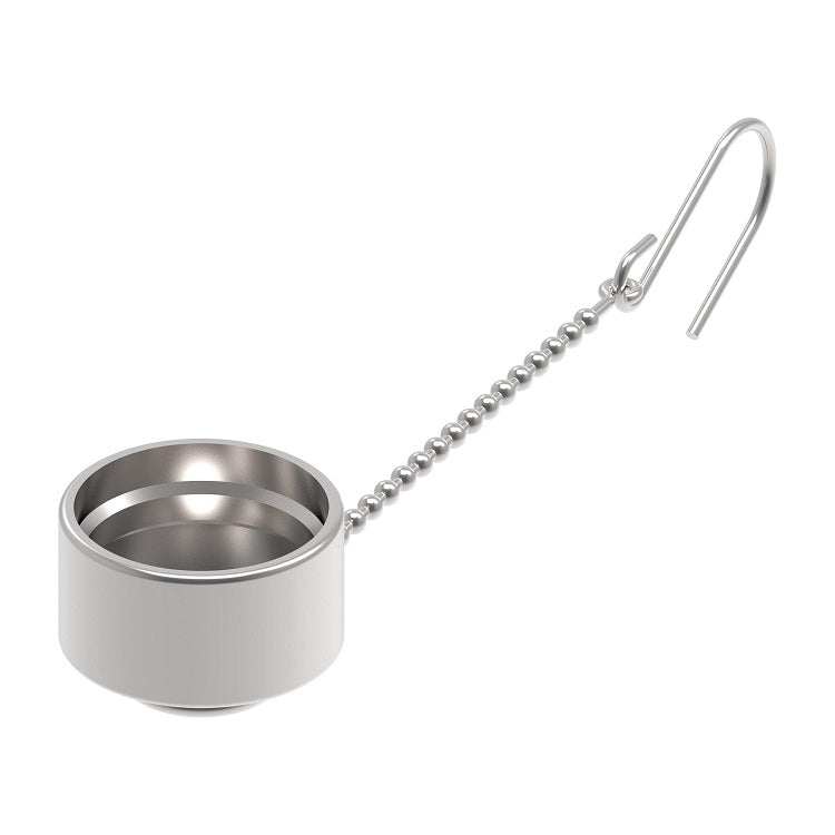 5100-S7-8 Hansen® by Danfoss | Quick Disconnect Coupling | 5100 Series | Dust Cap with Chain | 3/8" & 1/2" Body Size | Steel