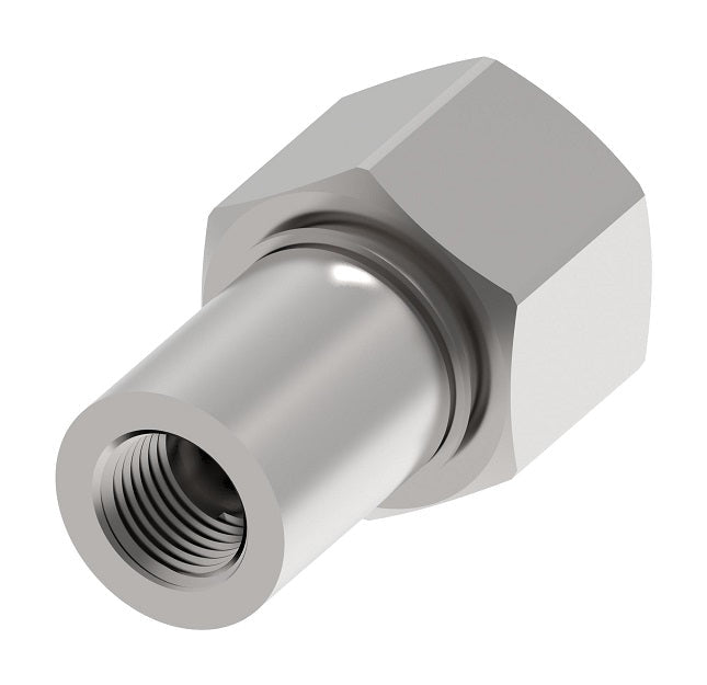 5110-S5-16B Hansen® by Danfoss | Quick Disconnect Coupling | 5100 Series | 1" Female NPT x 1" Thread to Connect | Socket | NBR Seal | Valved without Flange | Steel