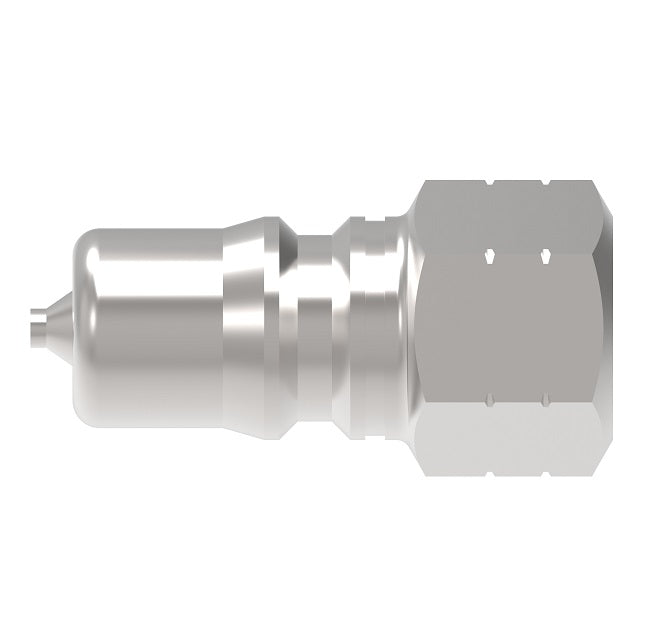 G5623-6-6 Hansen® by Danfoss | Quick Disconnect Coupling | 5600 Series | 3/8" Female BSP x 3/8" ISO 7241-1 Type A | Plug | Valved | Buna-N Seal | Carbon Steel