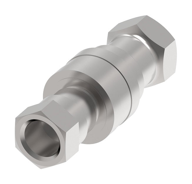 FD56-1001-12-12 Hansen® by Danfoss | Quick Disconnect Coupling | 5600 Series | 3/4" Female NPTF x 3/4" ISO 7241 Type A | Complete Plug and Socket Set | Buna-N Seal | Stainless Steel