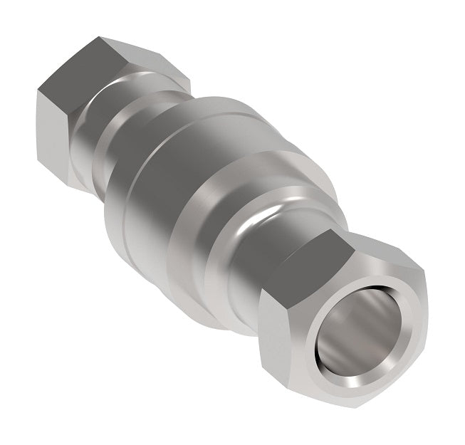 FD56-1001-12-12 Hansen® by Danfoss | Quick Disconnect Coupling | 5600 Series | 3/4" Female NPTF x 3/4" ISO 7241 Type A | Complete Plug and Socket Set | Buna-N Seal | Stainless Steel