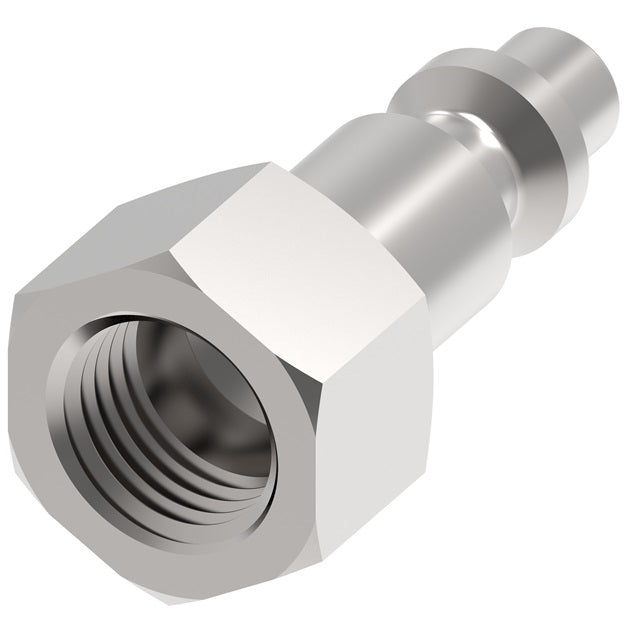 67GAS Hansen® by Danfoss | Pneumatic Quick Disconnect Coupling | 6000 Series | 3/4" Male NPTF x 3/4" Body Size | Plug | With Bleeder Ball Check | Steel