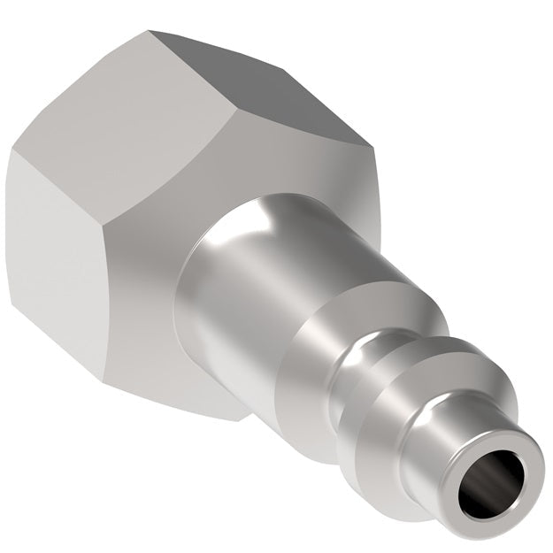 65GAS Hansen® by Danfoss | Pneumatic Quick Disconnect Coupling | 6000 Series | 1/2" Male NPTF x 3/4" Body Size | Plug | With Bleeder Ball Check | Steel