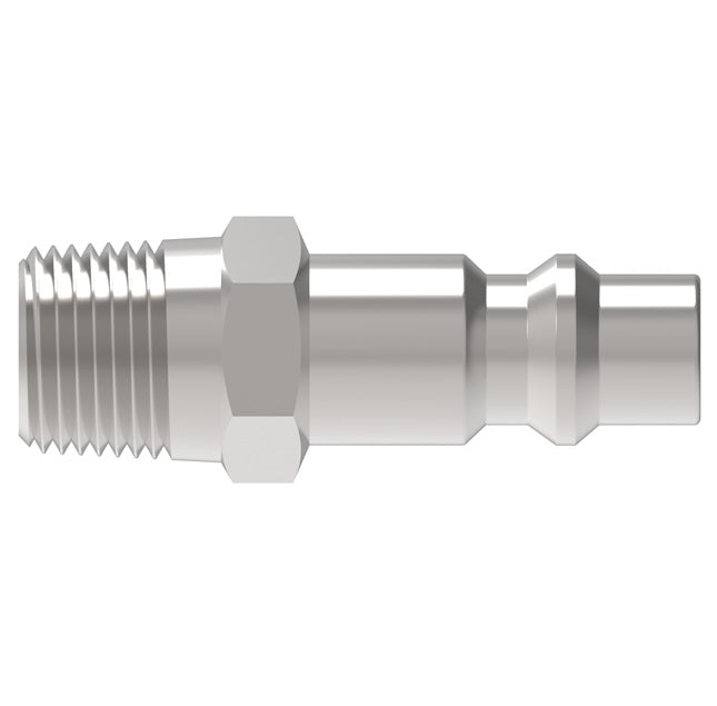 68A Hansen® by Danfoss | Pneumatic Quick Disconnect Coupling | 6000 Series | 1" Male NPTF x 3/4" Body Size | Plug | Steel