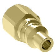 05R Hansen® by Danfoss | Quick Disconnect Coupling | 600 Series | 9/16" Female UNF x 1/4" Body Size | Standard Plug | Without Sleeve Lock | Buna-N Seal | Brass