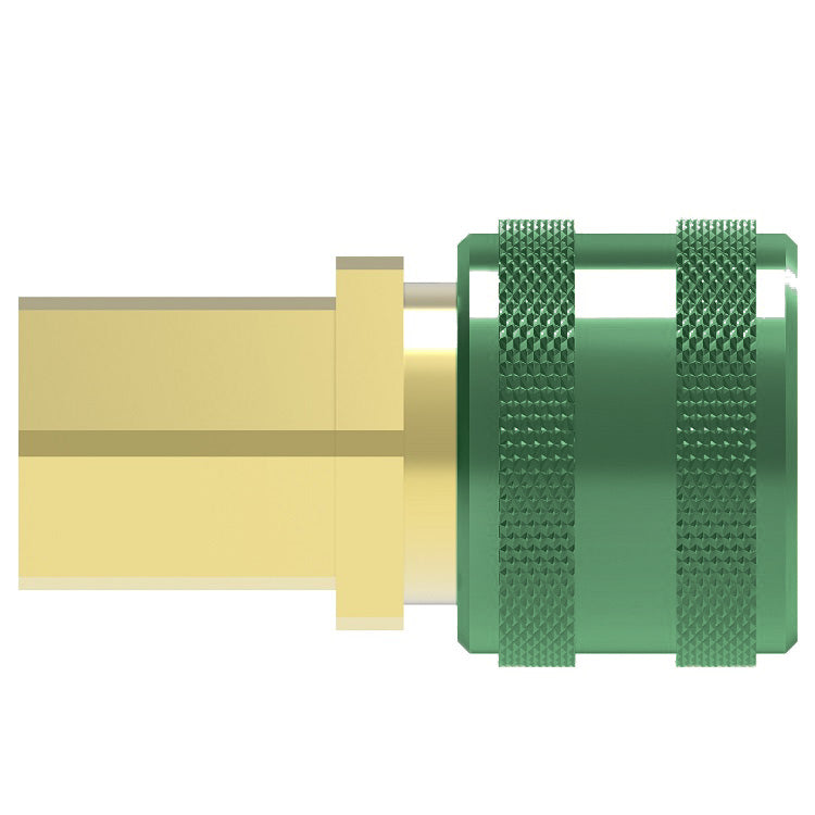 GR602 Hansen® by Danfoss | Quick Disconnect Coupling | 600 Series | 1/4" Female NPTF x 1/4" Body Size | Standard Socket | Without Sleeve Lock | Buna-N Seal | Brass