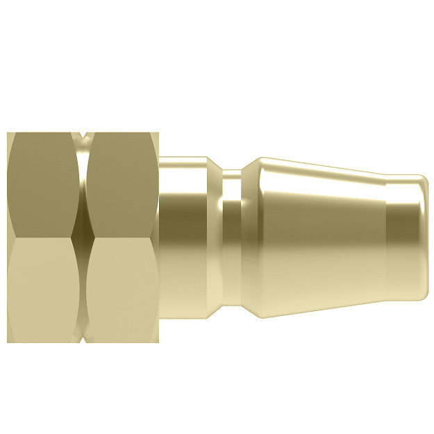 A5L Hansen® by Danfoss | Quick Disconnect Coupling | 700 Series | 9/16" Female UNF x 1/4" Body Size | Standard Plug | Without Sleeve Lock | Buna-N Seal | Brass