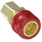 RD700 Hansen® by Danfoss | Quick Disconnect Coupling | 700 Series | 1/8" Female NPTF x 1/4" Body Size | Standard Socket | Without Sleeve Lock | Buna-N Seal | Brass