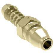 A9 Hansen® by Danfoss | Quick Disconnect Coupling | 700 Series | Hose Barb End | 3/8" Hose ID x 1/4" Body Size | Standard Plug | Without Sleeve Lock | Buna-N Seal | Brass
