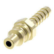 A8 Hansen® by Danfoss | Quick Disconnect Coupling | 700 Series | Hose Barb End | 5/16" Hose ID x 1/4" Body Size | Standard Plug | Without Sleeve Lock | Buna-N Seal | Brass
