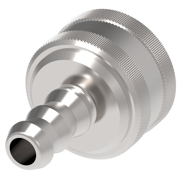 FD14-4003-10-06 Weatherhead by Danfoss | FLOCS Quick Disconnect Oil Drain Coupling | FD14 Series | 3/8" Body Size x 5/8" SOCKETLESS™ Hose Barb | Socket | Non-Valved | Buna-N Seal | Carbon Steel