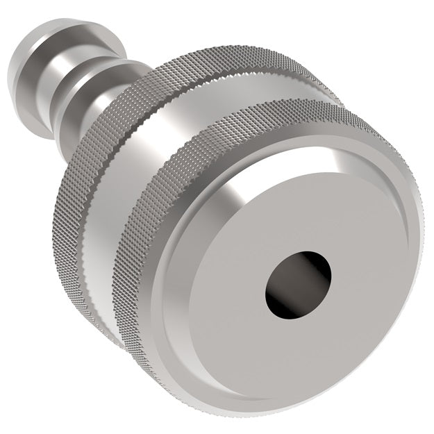 FD14-4003-10-06 Weatherhead by Danfoss | FLOCS Quick Disconnect Oil Drain Coupling | FD14 Series | 3/8" Body Size x 5/8" SOCKETLESS™ Hose Barb | Socket | Non-Valved | Buna-N Seal | Carbon Steel