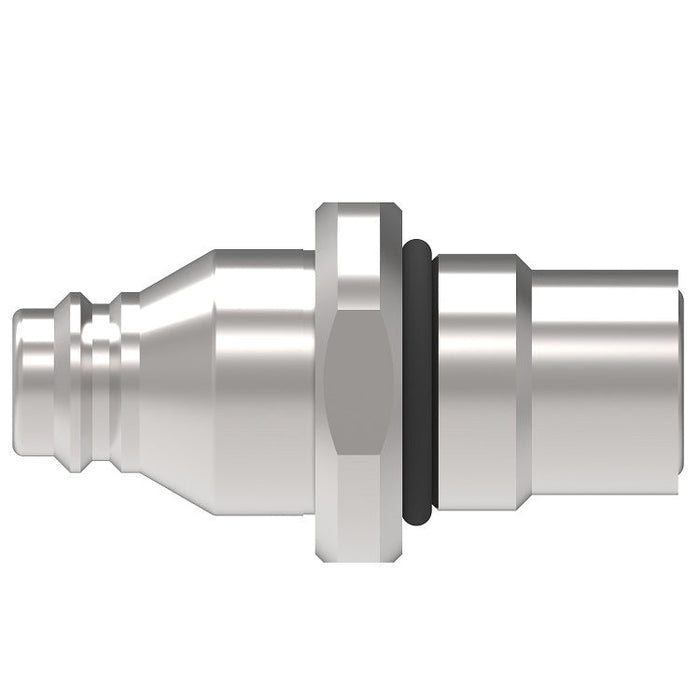 FD17-1082-10-04 Hansen® by Danfoss | Breathing Air Quick Disconnect Coupling | FD17 Series | 5/8" Male O-Ring Boss x 1/4" Body Size | Plug | Stainless Steel / Aluminum