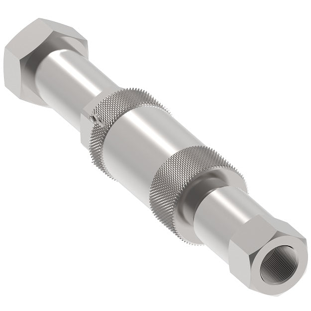 FD35-1006-06-06 Hansen® by Danfoss | Quick Disconnect Coupling | FD35 Series | 3/8" Female SAE O-Ring Boss x 3/8" High Pressure Ball Latch | Complete Plug and Socket Set | FKM Seal | Valved | Steel