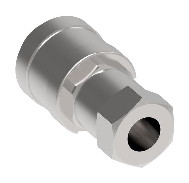 FD35-1001-06-06 Hansen® by Danfoss | Quick Disconnect Coupling | FD35 Series | 3/8" Female NPT x 3/8" High Pressure Ball Latch | Socket | FKM Seal | Valved | Steel