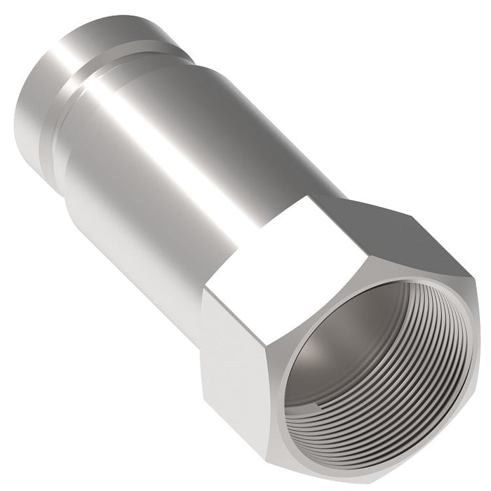 FD49-1002-06-06 Hansen® by Danfoss | Quick Disconnect Coupling | FD49 Series | 3/8" Female NPT x 3/8" NFPA T3.20.15 HTMA Interchange | Plug | Valved | Buna-N Seal | Steel