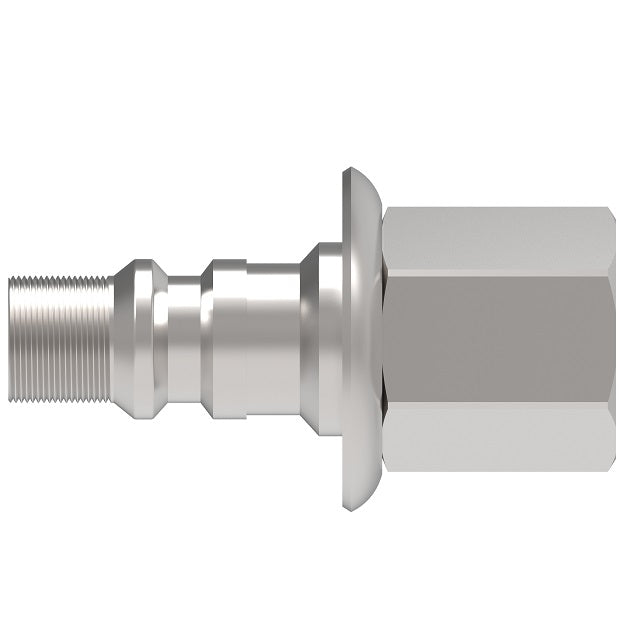 FD69-1002-08-08 Hansen® by Danfoss | Quick Disconnect Coupling | FD69 Series | 1/2" Female NPT x 1/2" Water Blast | Plug | No Seal | Steel