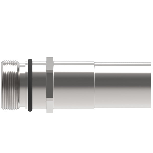 FD86-1008-20-20 Hansen® by Danfoss | Quick Disconnect Coupling | FD86 Series | 1-1/4" Female SAE O-Ring Boss x 1-1/4" Thread to Connect 5,000 psi Dry Break High Impulse | Plug | NBR Seal | Steel