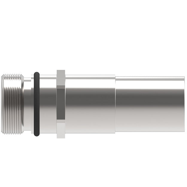 FD86-1043-20-20 Hansen® by Danfoss | Quick Disconnect Coupling | FD86 Series | 1-1/4" Female SAE O-Ring Boss x 1-1/4" Thread to Connect 5,000 psi Dry Break High Impulse | Plug | FKM Seal | Steel