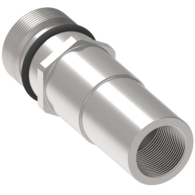 FD86-1040-16-16 Hansen® by Danfoss | Quick Disconnect Coupling | FD86 Series | 1" Female NPT x 1" Thread to Connect 5,000 psi Dry Break High Impulse | Plug | FKM Seal | Steel