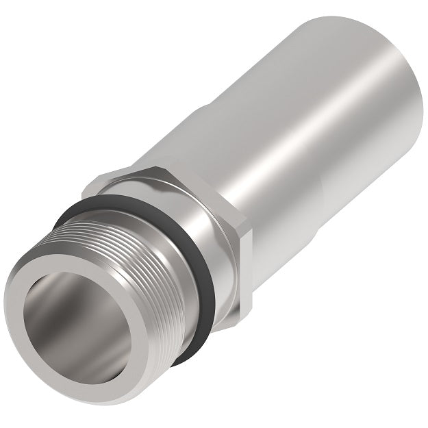 FD86-1008-16-16 Hansen® by Danfoss | Quick Disconnect Coupling | FD86 Series | 1" Female SAE O-Ring Boss x 1" Thread to Connect 5,000 psi Dry Break High Impulse | Plug | NBR Seal | Steel