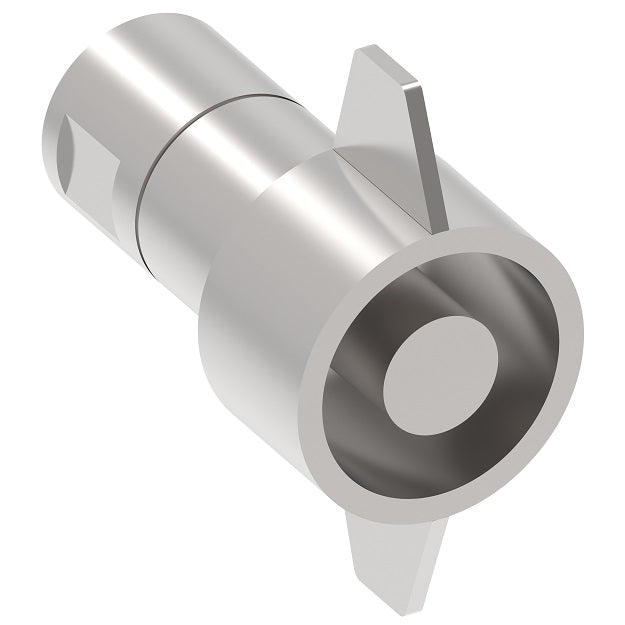 FD86-1039-16-16 Hansen® by Danfoss | Quick Disconnect Coupling | FD86 Series | 1" Female NPT x 1" Thread to Connect 5,000 psi Dry Break High Impulse (Wing Nut) | Socket | FKM Seal | Steel